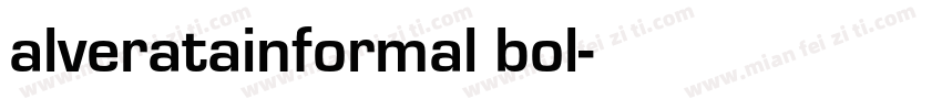 alveratainformal bol字体转换